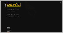 Desktop Screenshot of casapinas.cat